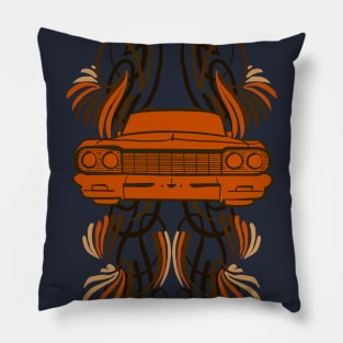 Impala scroll pinstriping Pillow