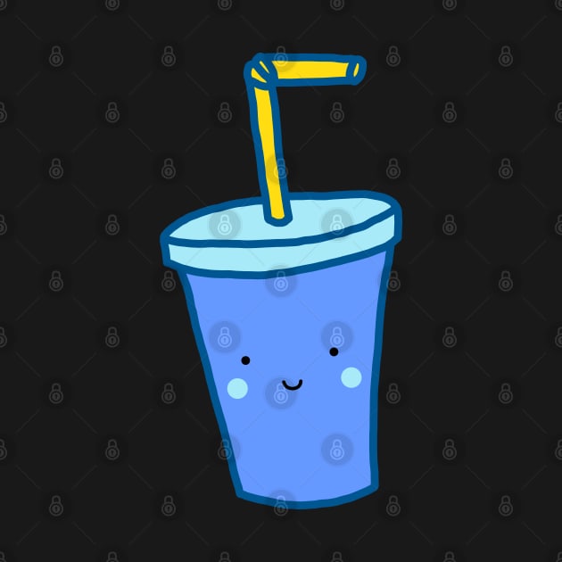 Kawaii Drink (blue) by designminds1