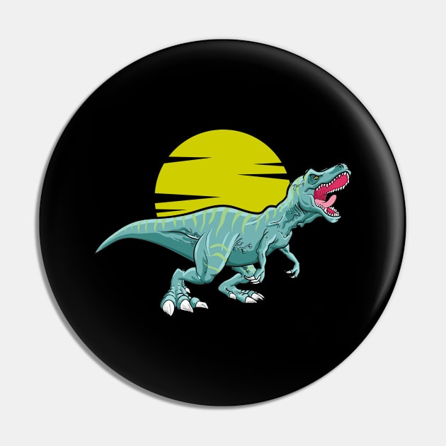 Tyrannosaurus Rex I  Kids I Dino I T-Rex I Dinosaur Pin by Shirtjaeger