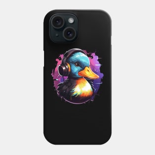 Duck with Headphones Phone Case