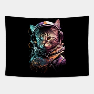 Cat in Space - Astronaut Cat Tapestry