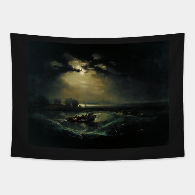 Fishermen at Sea - Joseph Mallord William Turner Tapestry by themasters