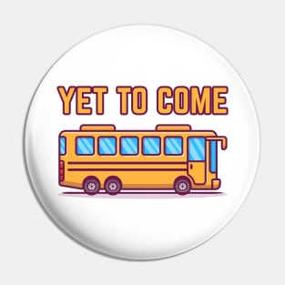 BTS Yet to come yellow bus typography by Morcaworks Pin