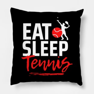 Eat Sleep Tennis Pillow