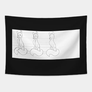 cartoon animation sketch Tapestry