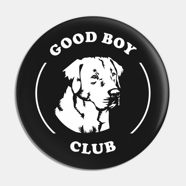 Good Boy Club Pin by dumbshirts