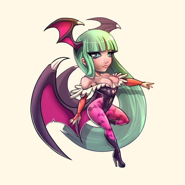 Chibi Morrigan by DasGnomo