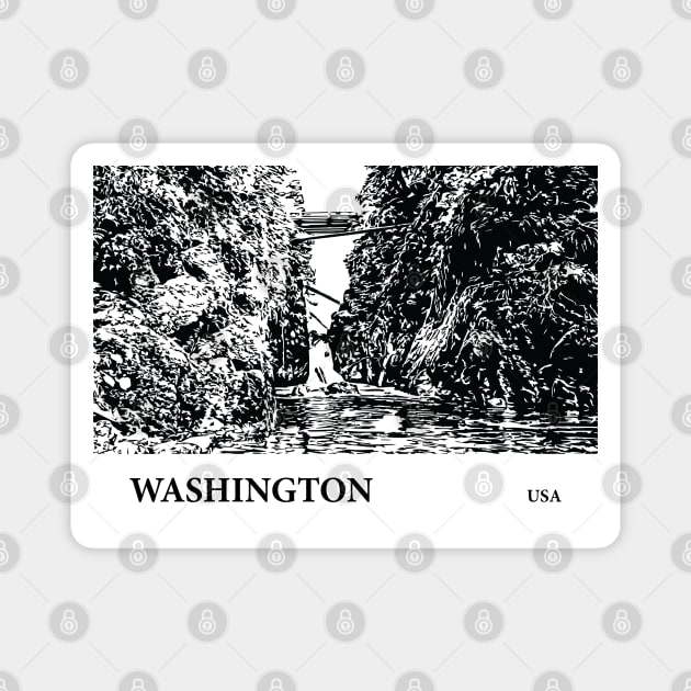 Washington USA Magnet by Lakeric