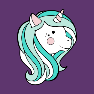 Kawaii Unicorn - Mint T-Shirt