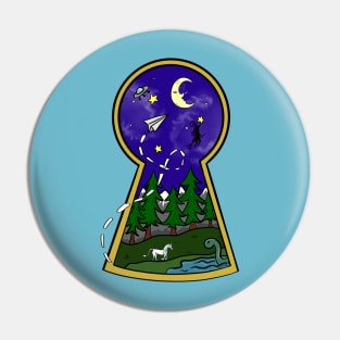 Mystic Keyhole Pin