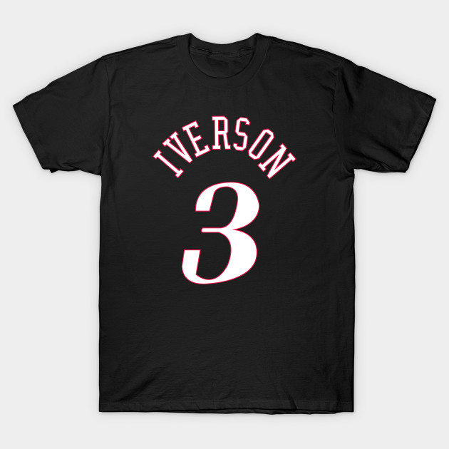 allen iverson t shirt jersey