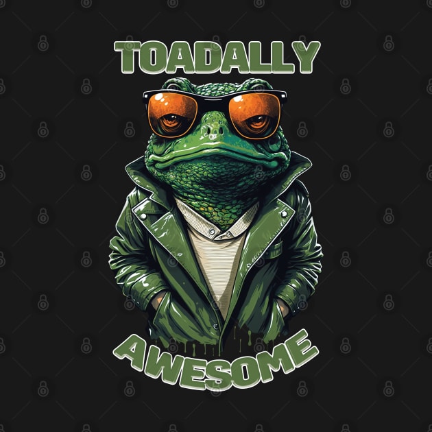 Toadally Awesome - Totally Awesome Cool Toad by RailoImage