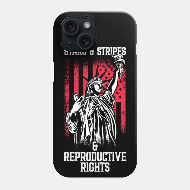 Stars & Stripes & Reproductive Rights // Lady Liberty Womens Rights Phone Case by SLAG_Creative