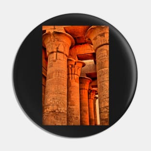 Egypt. Temple of Kom Ombo. Colonnade. Pin