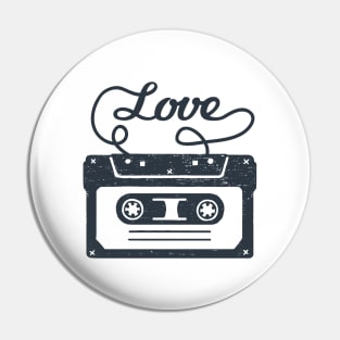 Cassette Tape, Music, Love. Funny Inspirational Quote. Humor Pin