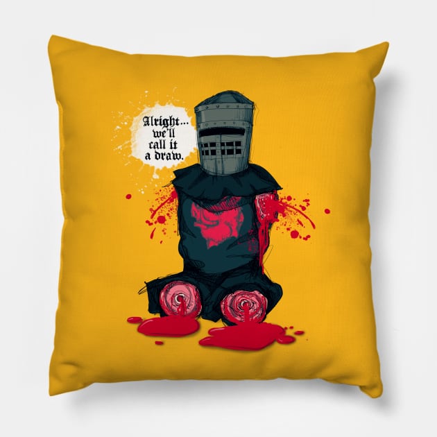 The Black Knight 2 Pillow by LVBart