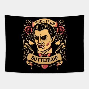 Suck it up, buttercup - vampire Tapestry