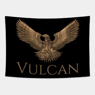 Ancient Roman Mythology - Steampunk Eagle - Vulcan Tapestry