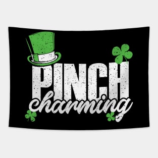 Pinch Charming St Patricks day irish Gift Tee Present Tapestry