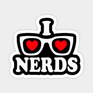 I Love Nerds Magnet