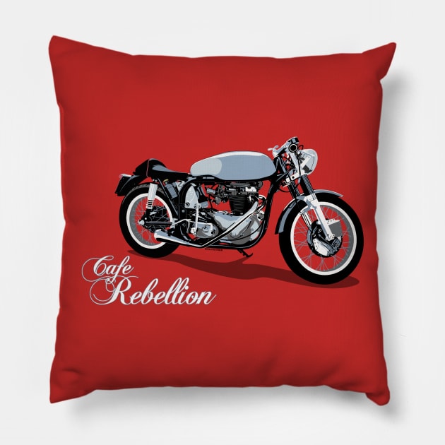 Cafe Rebellion Pillow by Siegeworks