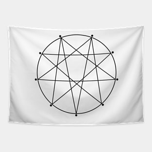 Repentagram Impending Doom Christian Symbol Pocket Tapestry