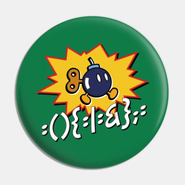 Fork Bob-Omb Pin by Boxing Octopus Creative