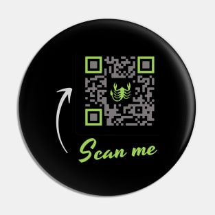 QR-code zodiac Pin