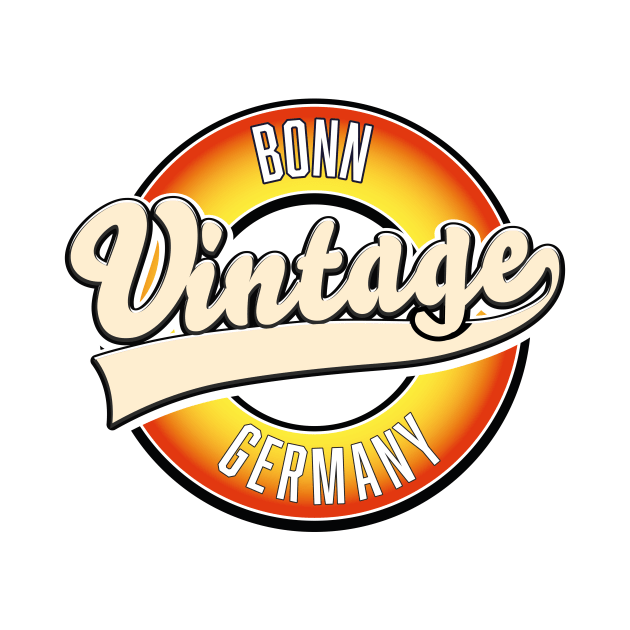 Bonn vintage style logo by nickemporium1