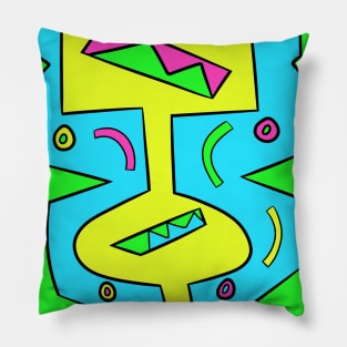 Tropical Suitcase Totem Pillow