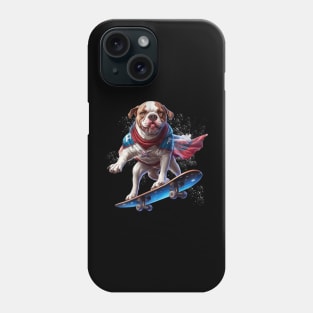 Bulldog the mighty superhero Phone Case