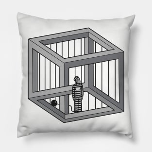 Escher's jail Pillow