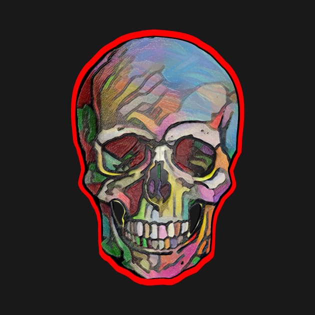 The Happy Skull (Red ) by Diego-t