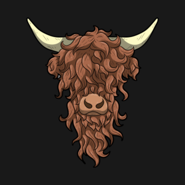 Scottish Highland Cow Wild Hairstyle Gift Highland Cow Kids