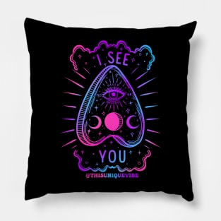 I see you planchette Pillow