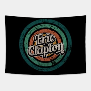 Eric Clapton // Retro Circle Crack Vintage Tapestry