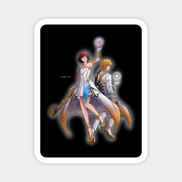 Kairi and Ventus Magnet by hallstheien