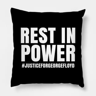 Rest In Power, George Floyd, Black Lives Matter Pillow