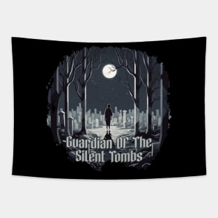 Guardian of the Silent Tombs Tapestry