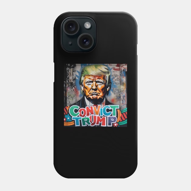 Convict Donald Trump Phone Case by Dysfunctional Tee Shop