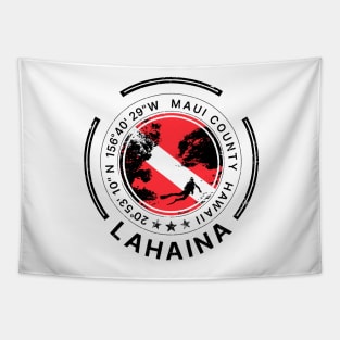 Lahaina Maui Hawaii Diving Tapestry