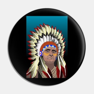 American Native Pin