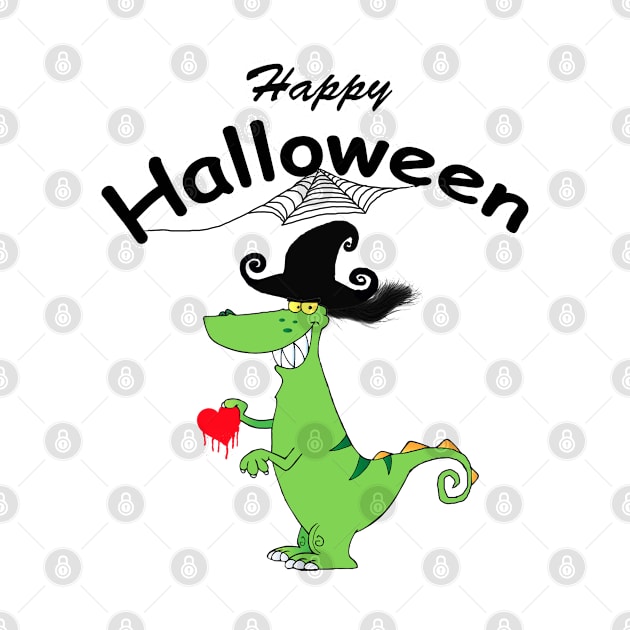 Happy Halloween.Dinosaur by aashraf