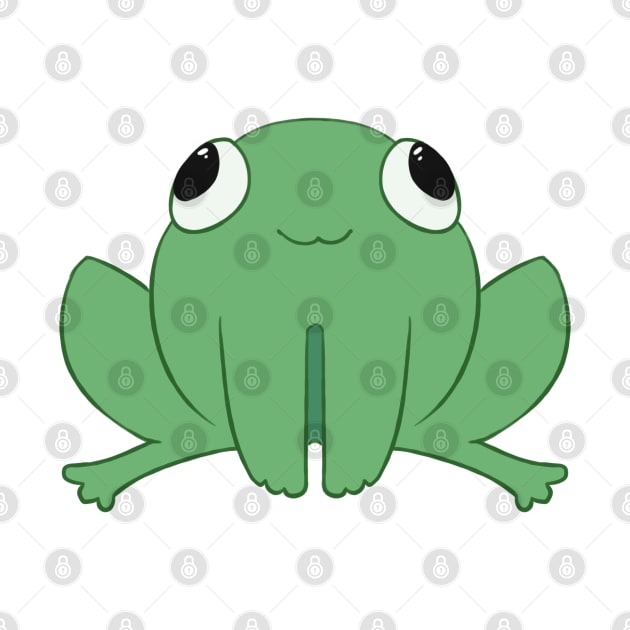 Cute funny frog by Nucifen