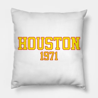 Houston 1971 (variant) Pillow