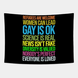 Science Love Womens Rights Gay Tapestry