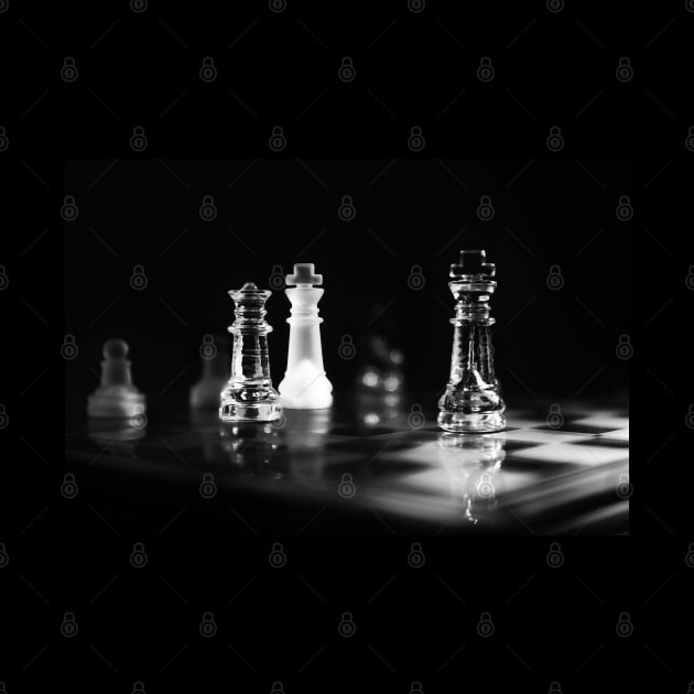 Chess, black and white by hottehue