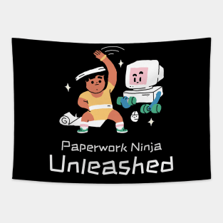 Paperwork Ninja Unleashed Administrative Assistant Tapestry