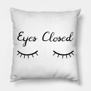 Eyes Closed//Halsey Pillow