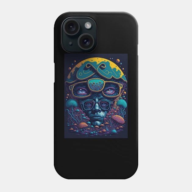 Techno Psy Shirt - Psychedelic Organism - Catsondrugs.com - #psychedelic #psychedelicart #trippy #psytrance #art #psy #trippyart #music #trance #rave #love #psychedelictrance #psyart #digitalart #psytranceworld #trancefamily Phone Case by catsondrugs.com